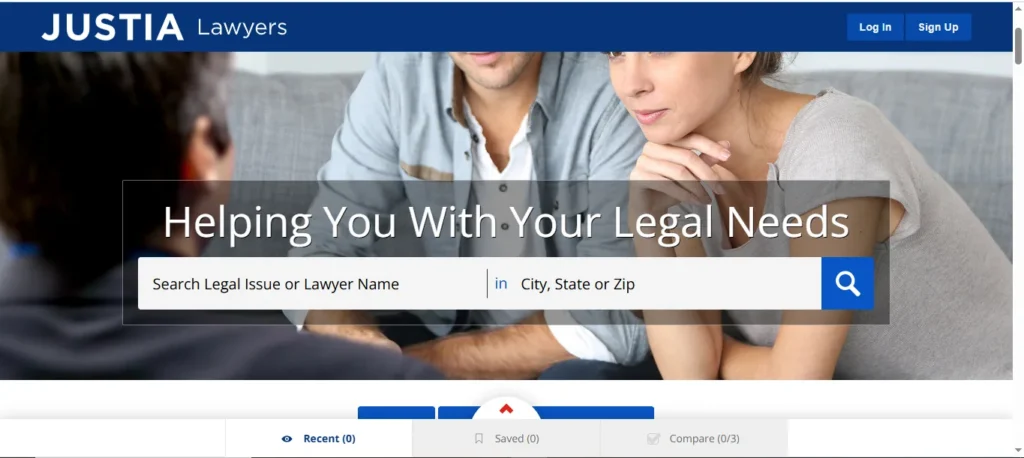 Lawyers Directory Homepage By Justia