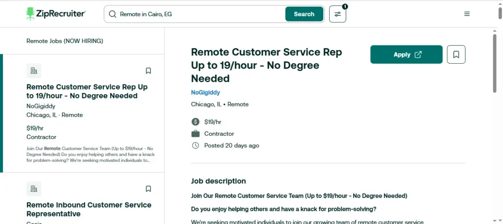 Remote And Local Jobs By ZipRecruiter Homepage