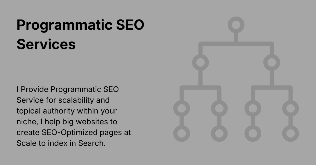 Programmatic Seo Services