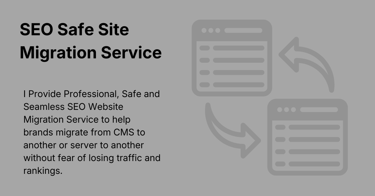 Seo Safe Site Migration Service
