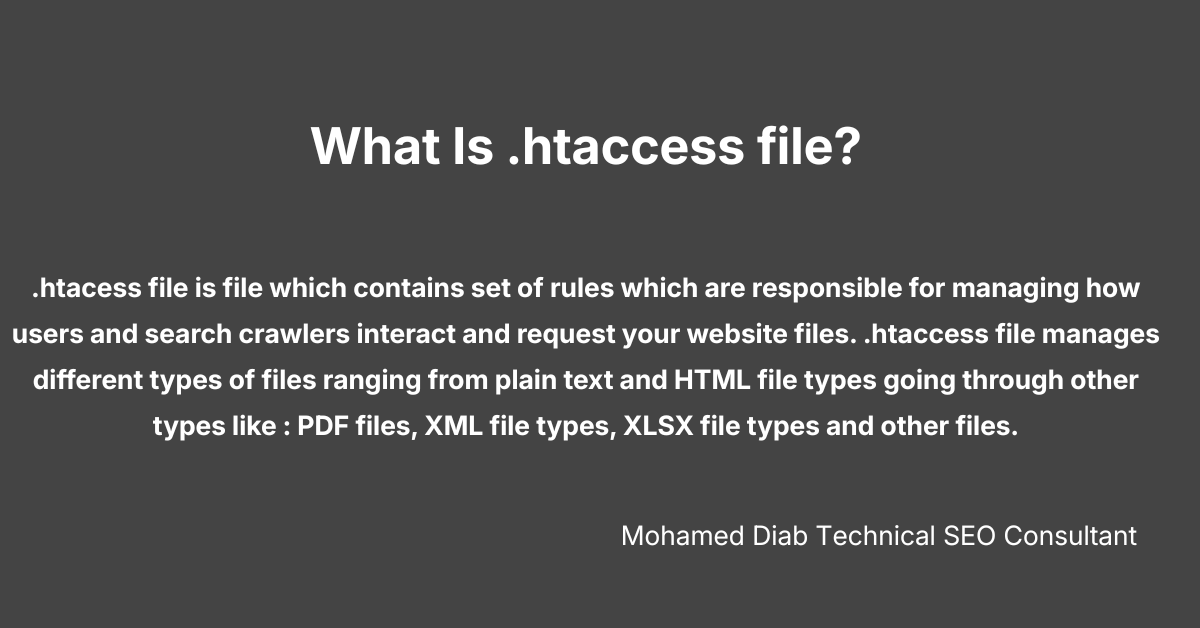 What Is .htaccess file?