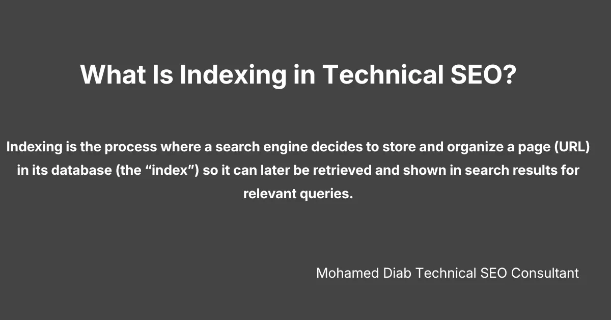 What Is Indexing in Technical SEO?